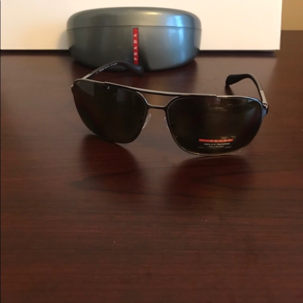 Brand new black frame Prada Sunglasses- Men